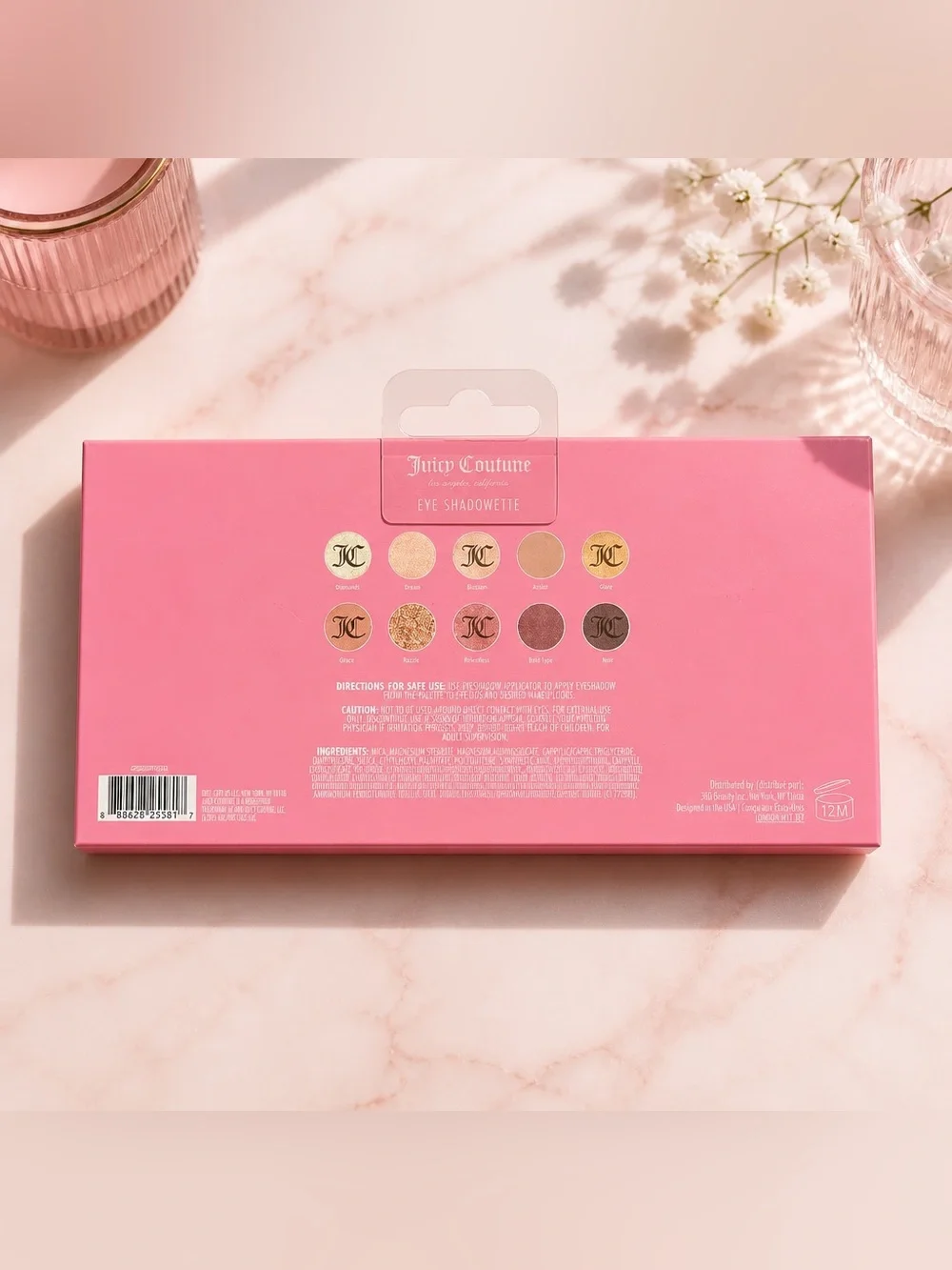 Juicy Couture Eyeshadow Palette Pink Shadowette New In Box